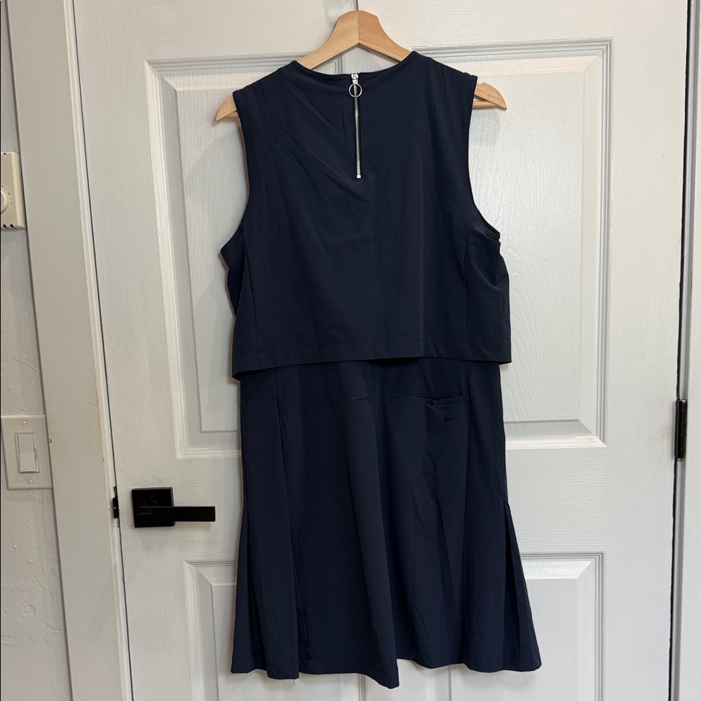 Nike Women's Navy Sleeveless Mini Dress - Picture 3 of 5